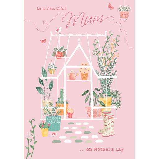 Mother's Day Card - Greenhouse