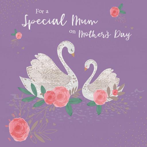 Mother's Day Card - Swans