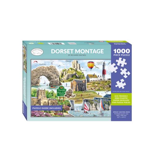 1000 Piece Jigsaw Puzzle - Dorset Montage