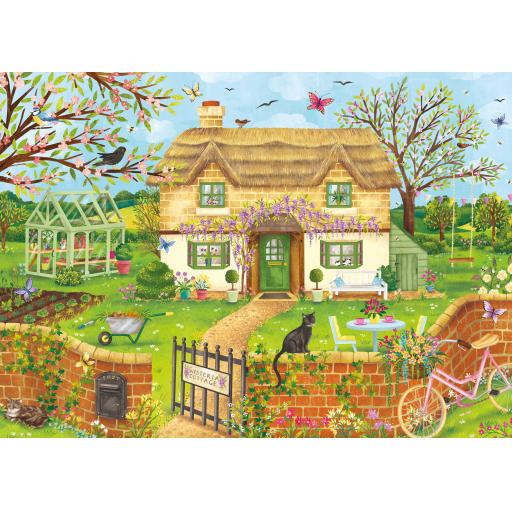 1000 Piece Jigsaw Puzzle - Wisteria Cottage