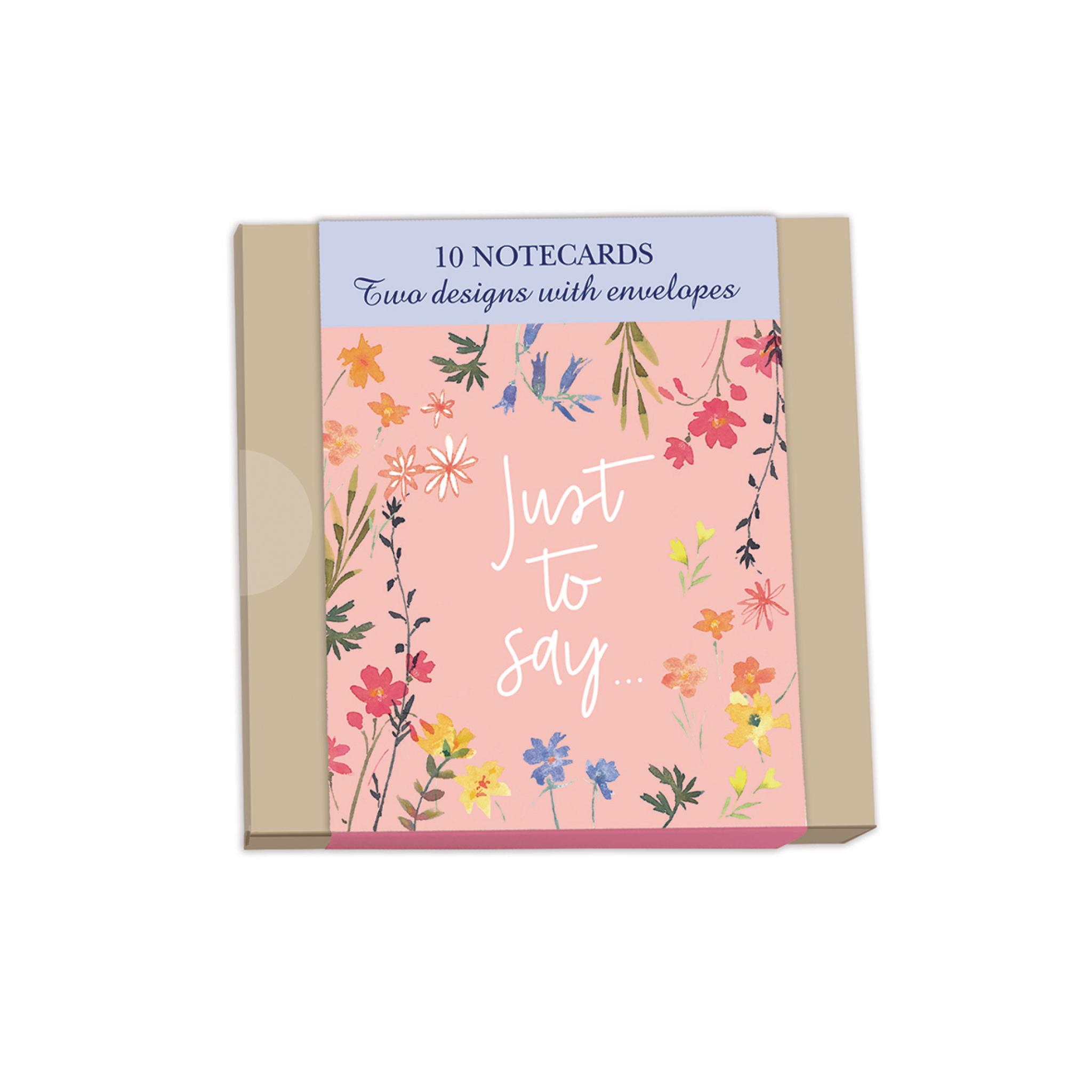 Notecard Pack (10 Cards) Floral Note