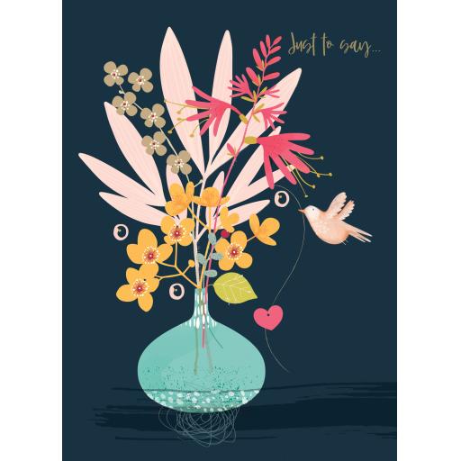 Olive & Wilma Card Collection - Flower Vase