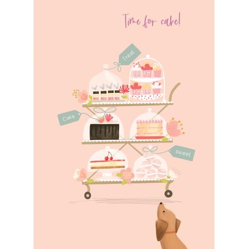 Olive & Wilma Card Collection - Cake Trolley