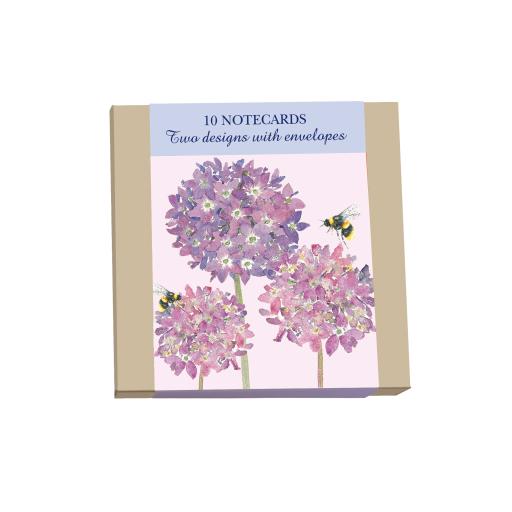 Notecard Pack (10 Cards) - Watercolour Floral