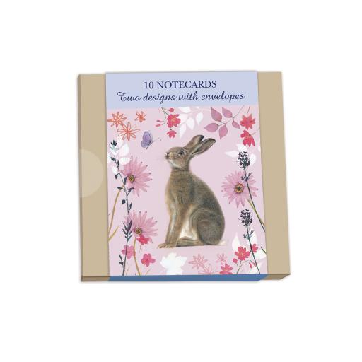 Notecard Pack (10 Cards) - Flowers & Wildlife