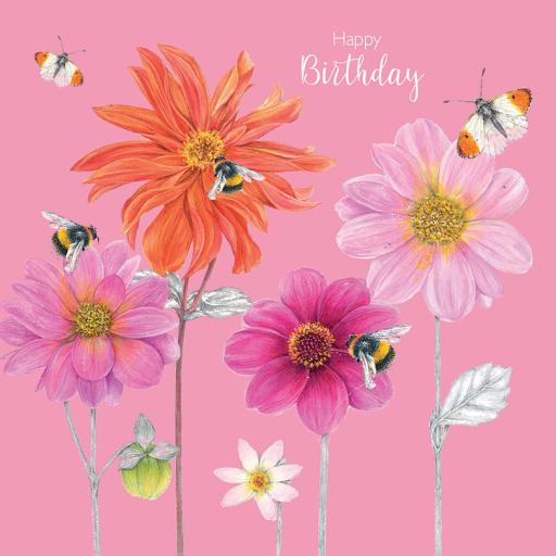 Vintage Garden - Bees, Butterflies & Flowers