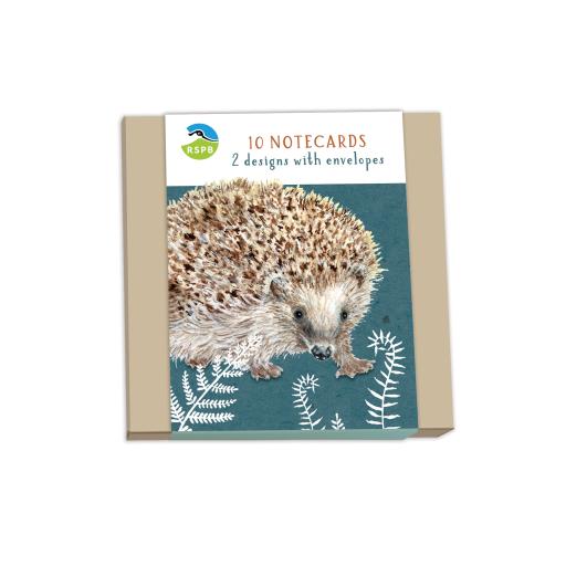 RSPB - In The Wild Stationery - Square Notecard Pack (10 Card Pack) - Wildlife