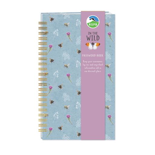 RSPB - In The Wild Stationery - Password Book