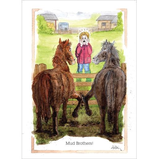 Alisons Animals Card - Mud brothers