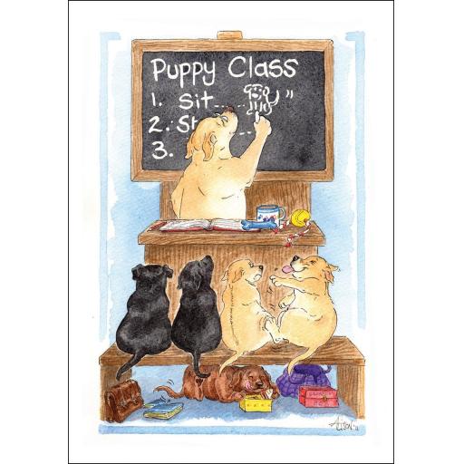 Alisons Animals Card - Puppy classes