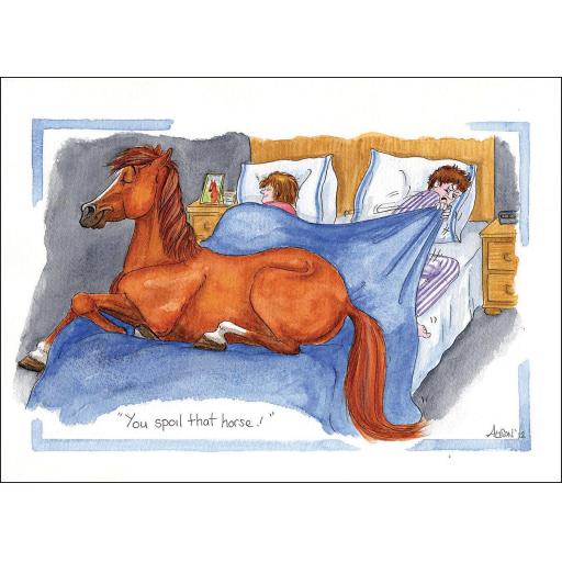 Alisons Animals Card - You spoil that horse