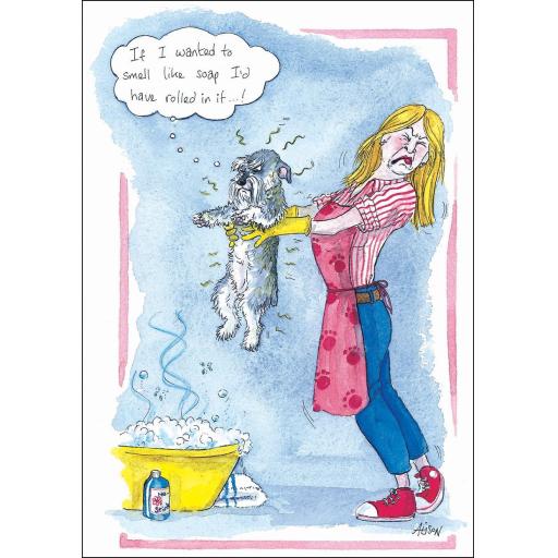 Alisons Animals Card - If I wanted to smell