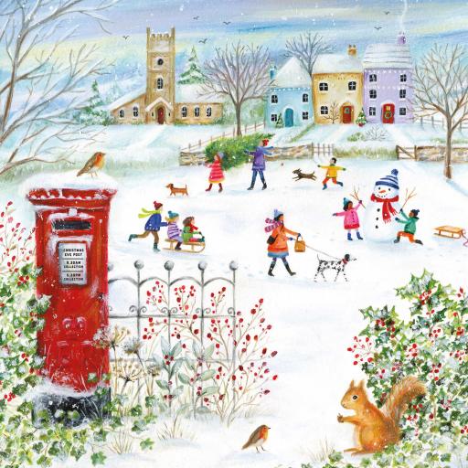 Charity Christmas Card Pack - Christmas Village
