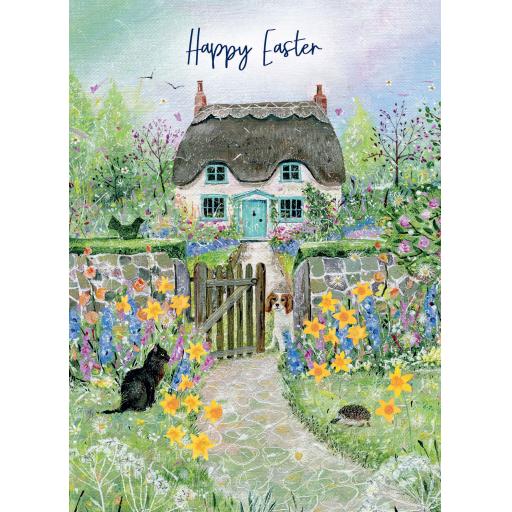 Easter Card - Easter Cottage