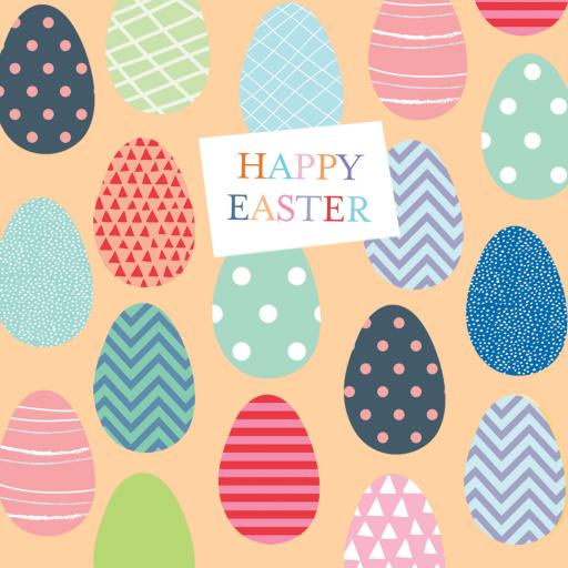 Easter Card Pack - Colourful Eggs